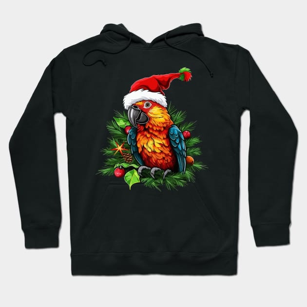 Parrot Christmas Hoodie by JH Mart